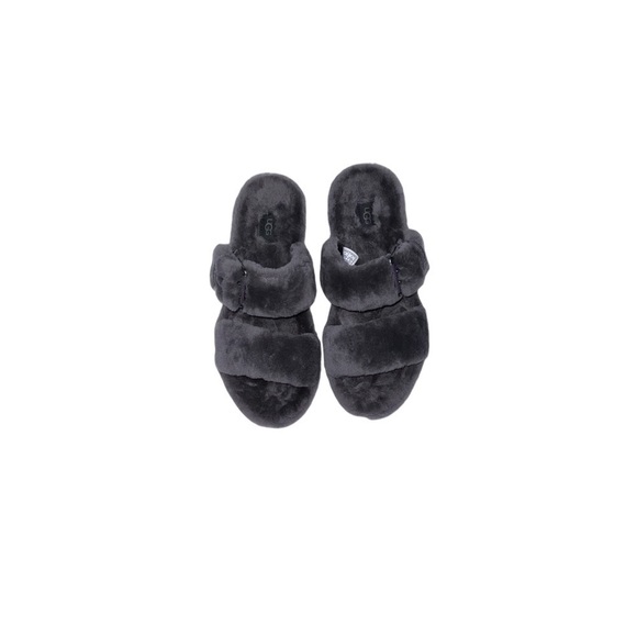 UGG (NWT) Women’s Sheepskin Fuzz Yeah Sandals Size 10 - Picture 5 of 13